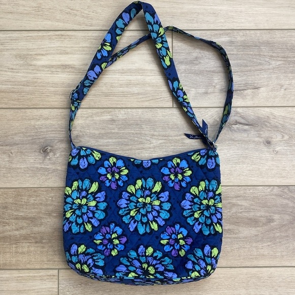 Vera Bradley | Indigo Pop | Crossbody Hobo‎ Tote - Picture 7 of 12